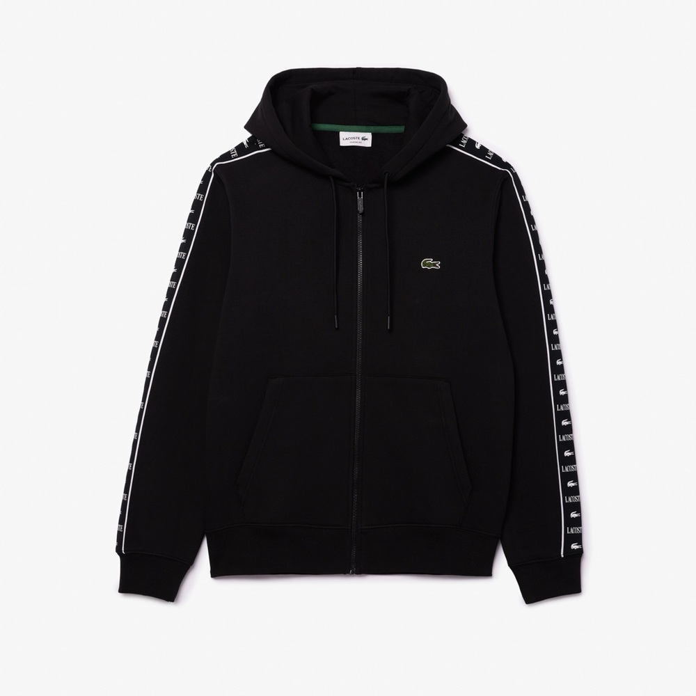 Lacoste Black Hoodie with Logo